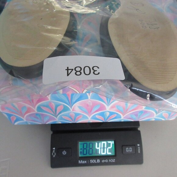 Michael Kors Charlton Leather Loafer Mules Slip On Mini Stacked Heel 7M 402 - Picture 9 of 9